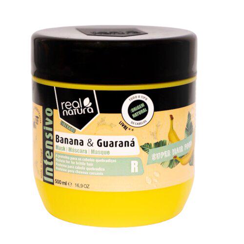 Маска Super hair food banana e guaraná для ломких и слабых волос 500 мл (1831)