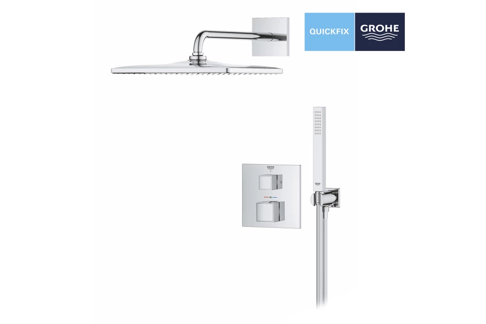 Душевая система Grohe QuickFix Precision Cube из Vitalio Rain Mono 310 Cube 34879000 (22869840) - фото 7