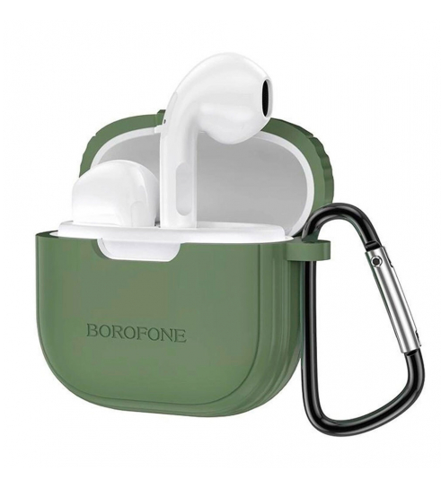 Наушники беспроводные Borofone BW29 Charm TWS в кейсе Зеленый (2675508280)