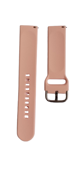 Ремешок для часов силиконовый 180х20 мм Light pink (3791) - фото 1