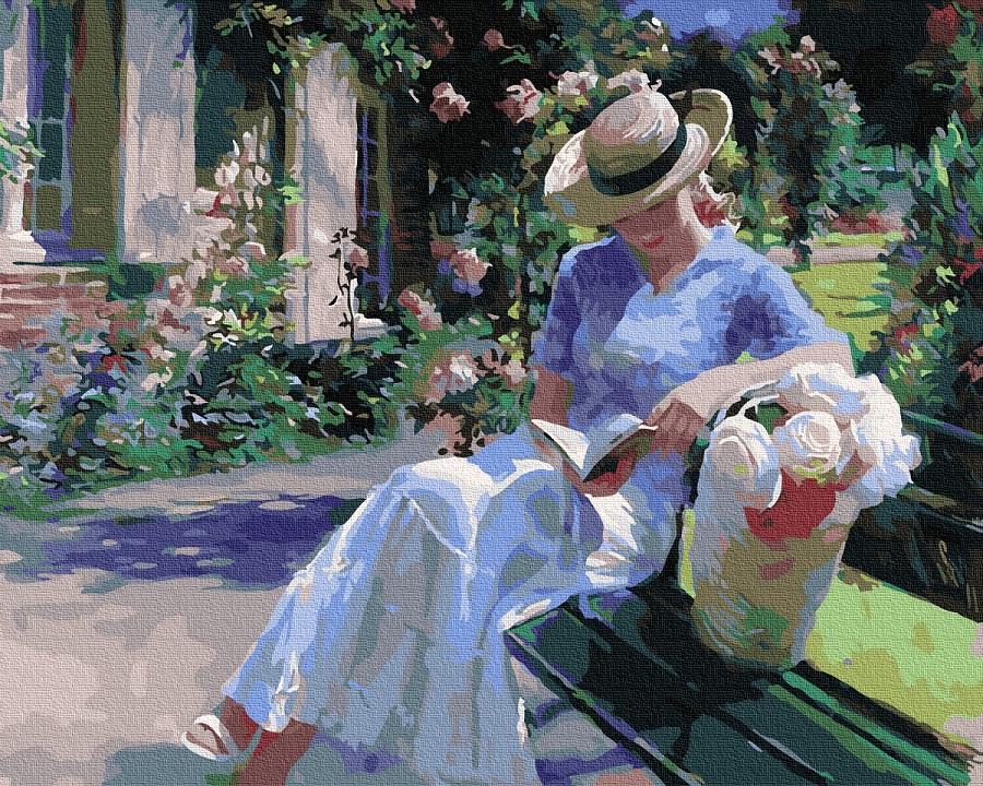 Картина по номерам Послеобеденное чтение (GX34270)