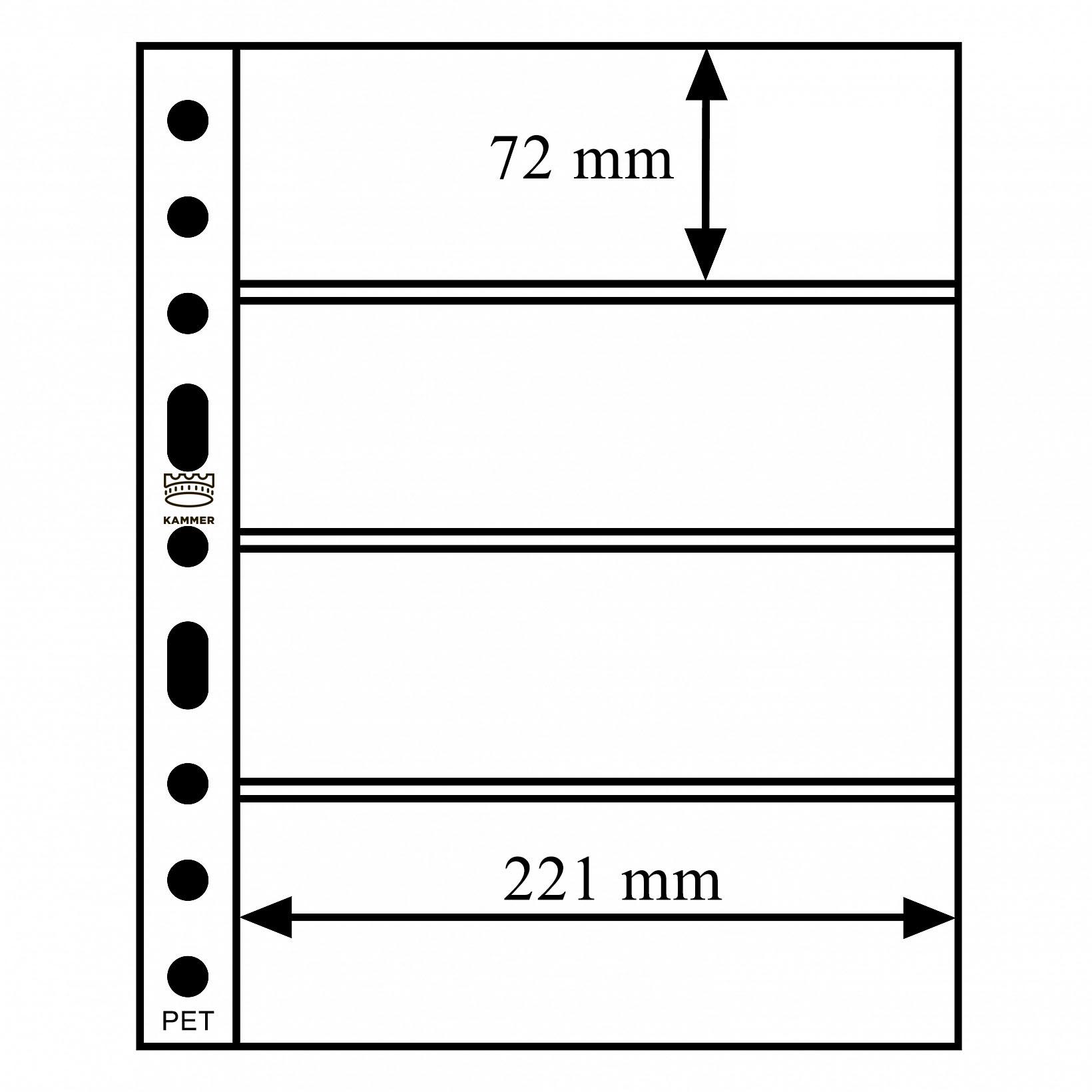 Лист на 4 ячейки King 10 шт. 2021 Kammer UNC - фото 3