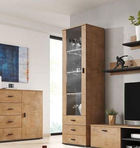 Витрина Cama Meble Soho S1 Серый (21237)