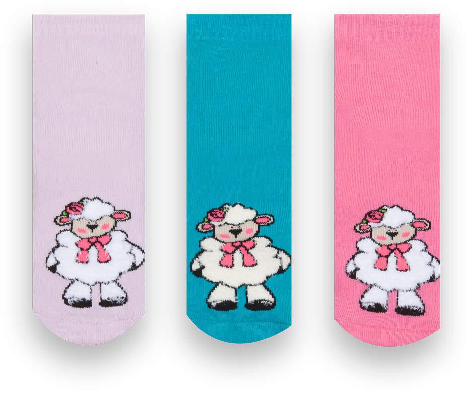 Носки детские хлопковые махровые для девочки Gabbi NSD-279 р. 14-16 6 пар (90279)