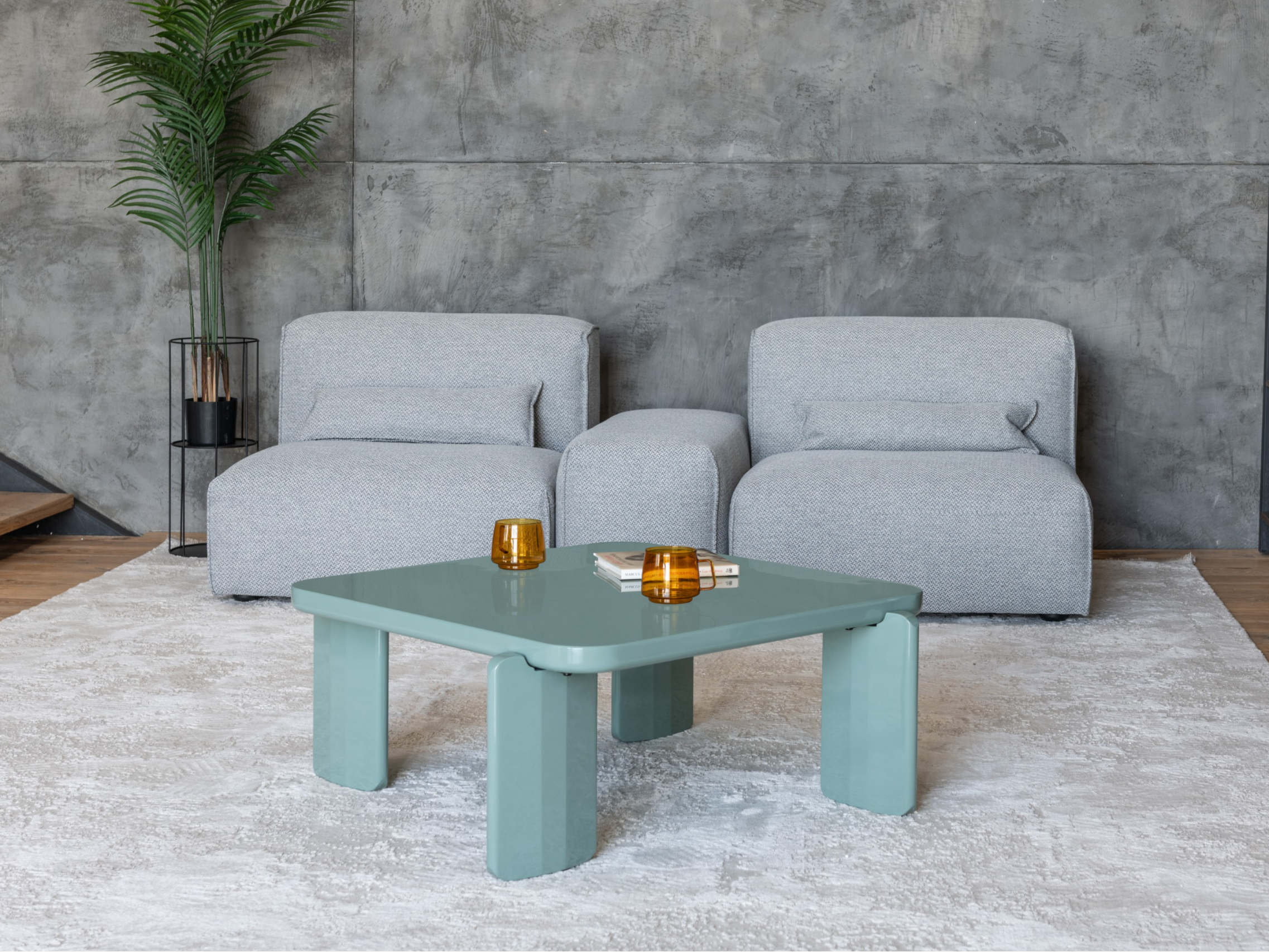 Журнальний стіл Vetro Ензо 800х800х350 мм МДФ Лагуна(С-320) - фото 7 Журнальний стіл Vetro Ензо 800х800х350 мм МДФ Лагуна(С-320) - фото 7