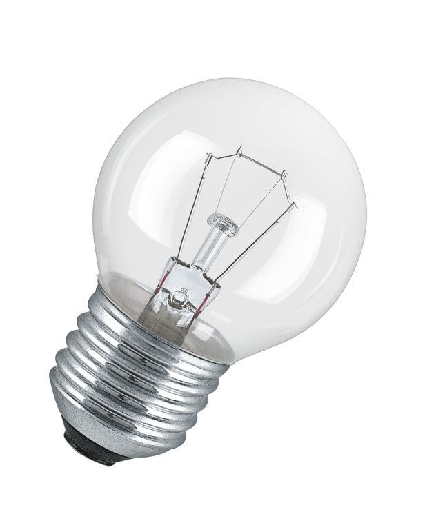 Лампа розжарювання Osram CLAS B CL куля 60W 220V 660lm 2700K E27 DIM 73x45 мм (4008321666253)