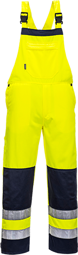 Полукомбинезон светоотражающий Girona TX72 M Желтый/Темно-синий