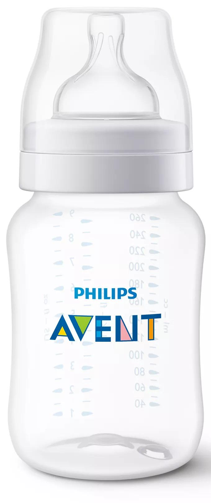 Бутылочка для кормления Philips Avent Anti-Colic 260 мл Прозрачный (SCY103/01) - фото 4 Бутылочка для кормления Philips Avent Anti-Colic 260 мл Прозрачный (SCY103/01) - фото 4