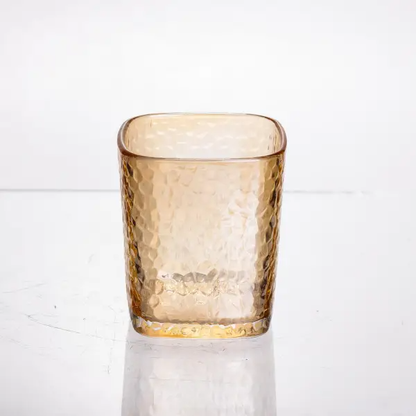 Набор стаканов из толстого стекла квадратных 6 шт. по 250 мл Коричневый - фото 2 Набор стаканов из толстого стекла квадратных 6 шт. по 250 мл Коричневый - фото 2