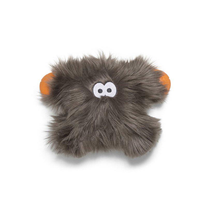 Игрушка-пищалка для собак Fergus Pewter Fur пушистая 16 см Серебряно-коричневый