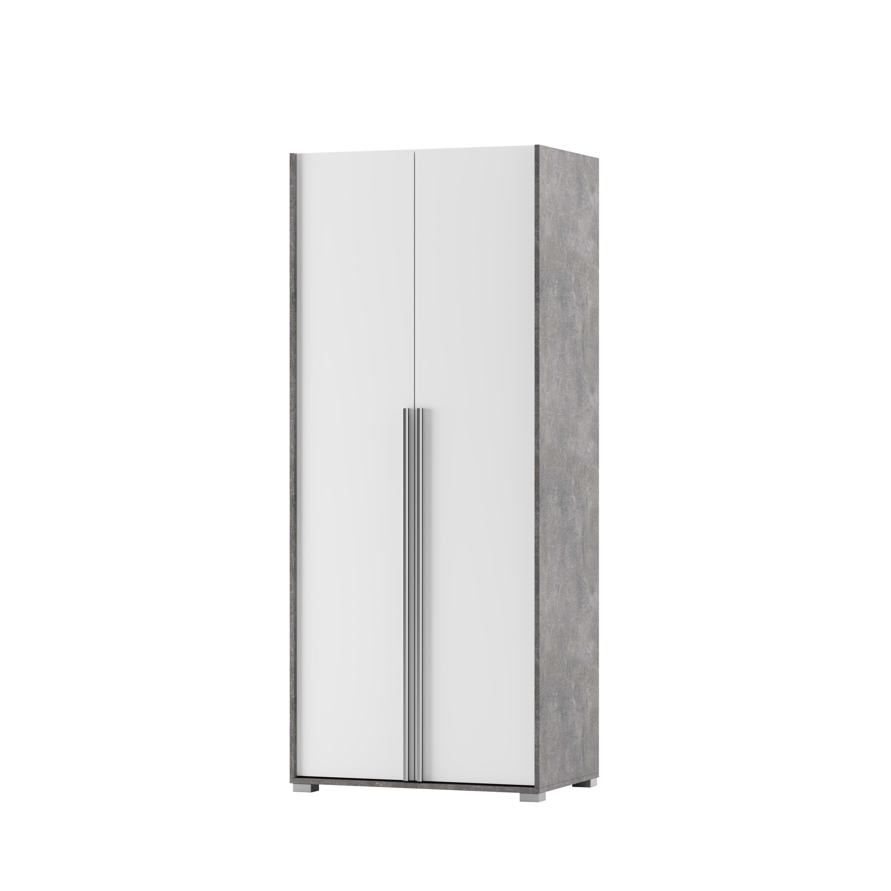 Шкаф распашный Світ Меблів Алекса 2Д ДСП Ателье светлый/Нимфея альба Шкаф распашный Світ Меблів Алекса 2Д ДСП Ателье светлый/Нимфея альба