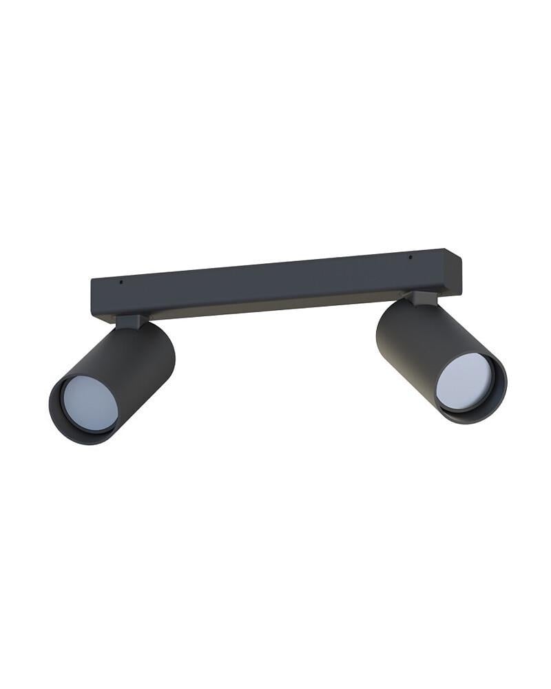 Спот поворотный Nowodvorski 10737 Fourty II GU10 2x10W IP20 Черный (23928682)