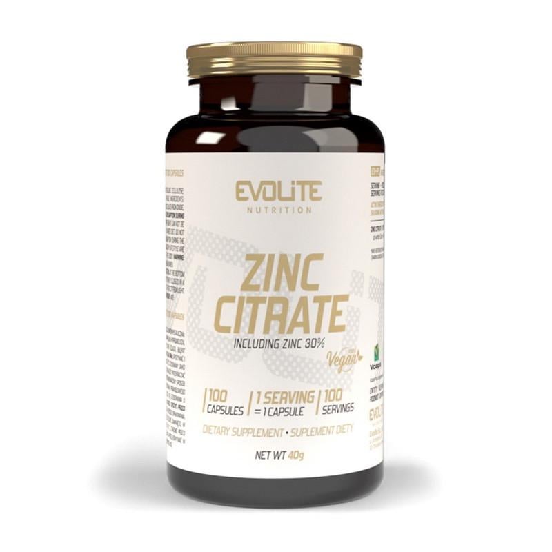 Цинк Evolite Nutrition Zinc Citrate 100 капс. (22250-01)