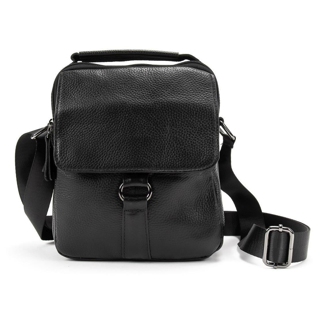 Сумка-мессенджер мужской кожаный Tiding Bag M56-2050A на два отделения с ручкой (2656558883)