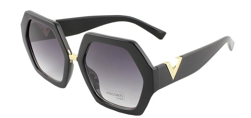 Очки солнцезащитные темные Visconti 1914 (01968)
