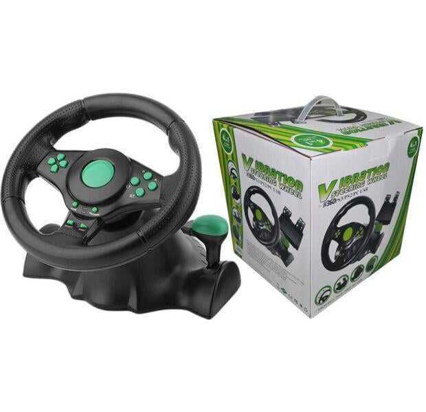 Кермо ігрове Vibration Steering Wheel 3в1 - фото 7