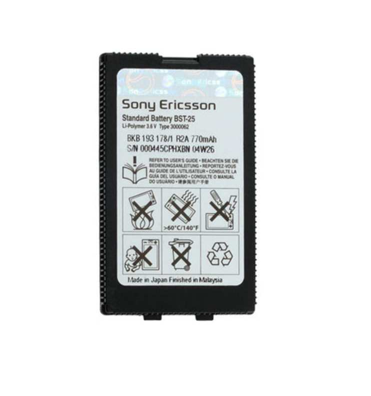 Аккумулятор для телефона Sony Ericsson T630 1200 mah (1055778686)