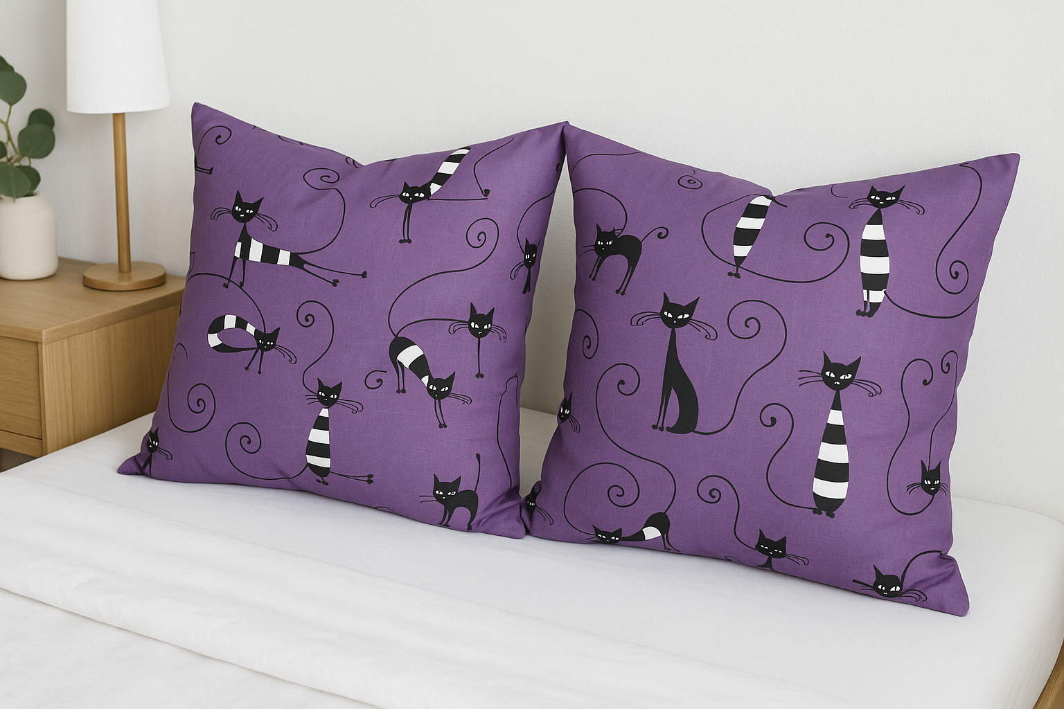 Наволочки Cats из бязи 70х70 см 2 шт. (G-2405Cats/x70)