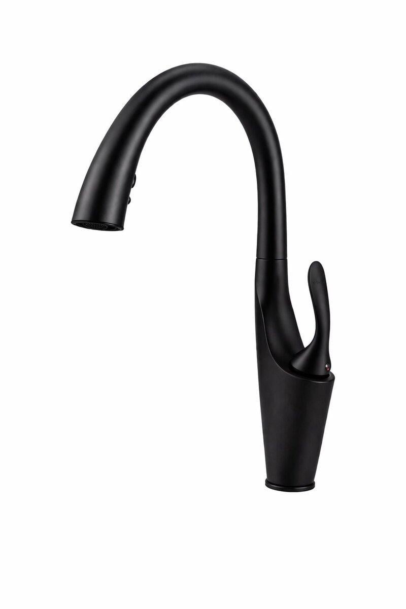 Смеситель кухонный Valeso OB-D91A с выдвижным изливом Черный матовый (3120075347) Смеситель кухонный Valeso OB-D91A с выдвижным изливом Черный матовый (3120075347)
