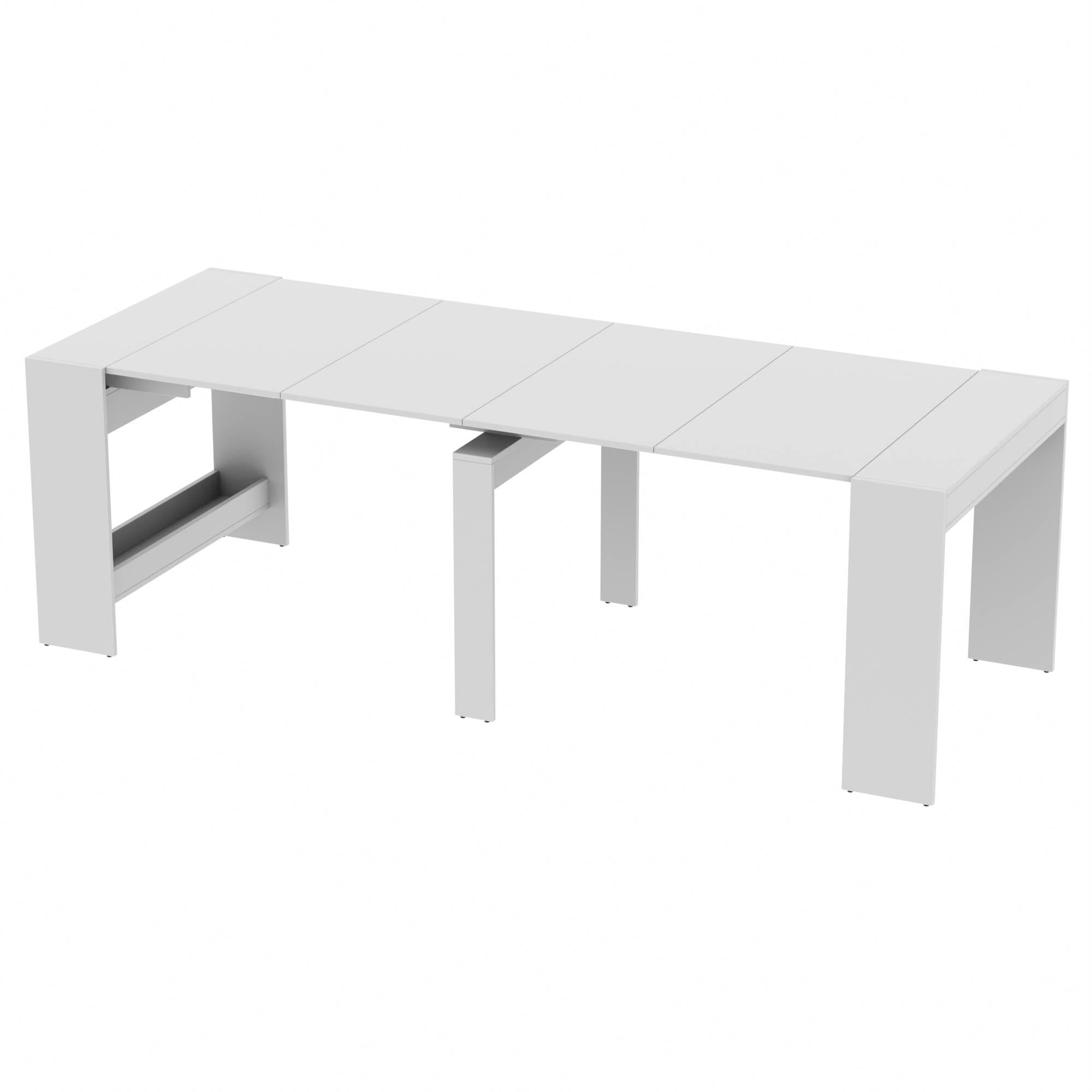 Обідній розсувний стіл для кухні Неман ПІТОН Лайт Білий (853045) Обідній розсувний стіл для кухні Неман ПІТОН Лайт Білий (853045)