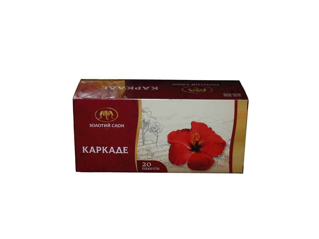Чай Золотой Слон Каркаде 1,3 г 20 пакетиков (878264)