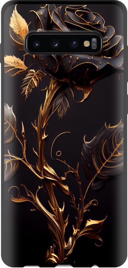 Чехол на Samsung Galaxy S10 Plus Роза 3 (5552b-1649-42517)