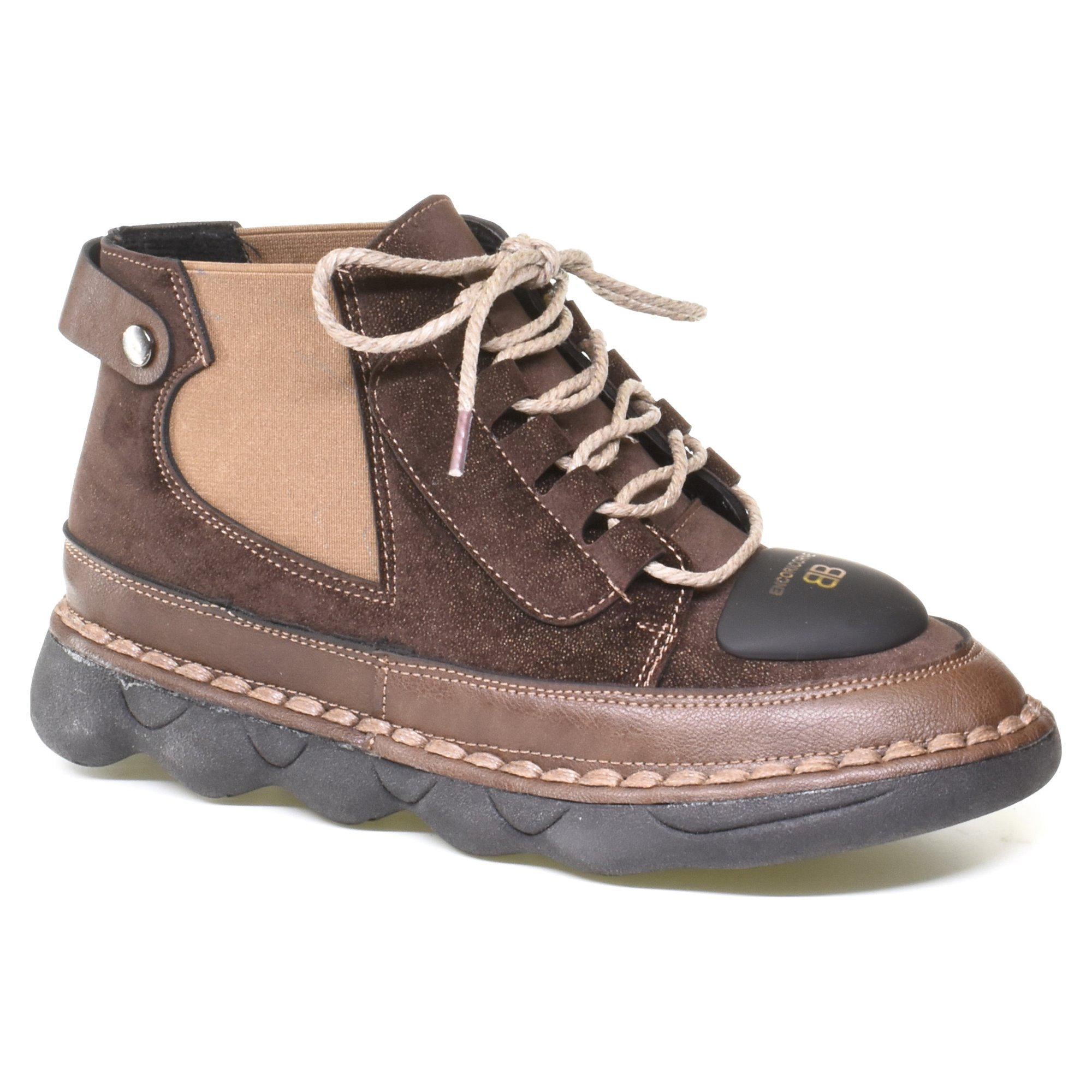 Черевики жіночі осінні Veritas повсякденні р. 36 Коричневий (056041-36)