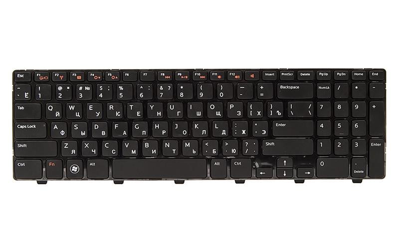 Клавіатура Power для ноутбука DELL Inspiron 15R N5110 M5110 чорний фрейм Чорний