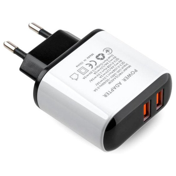 Зарядка Vinga QC3.0 Display Wall Charger (VWCQAADW) - фото 2