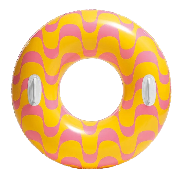 Надувний круг з ручками Intex 59256 Вихори 91 см до 60 кг