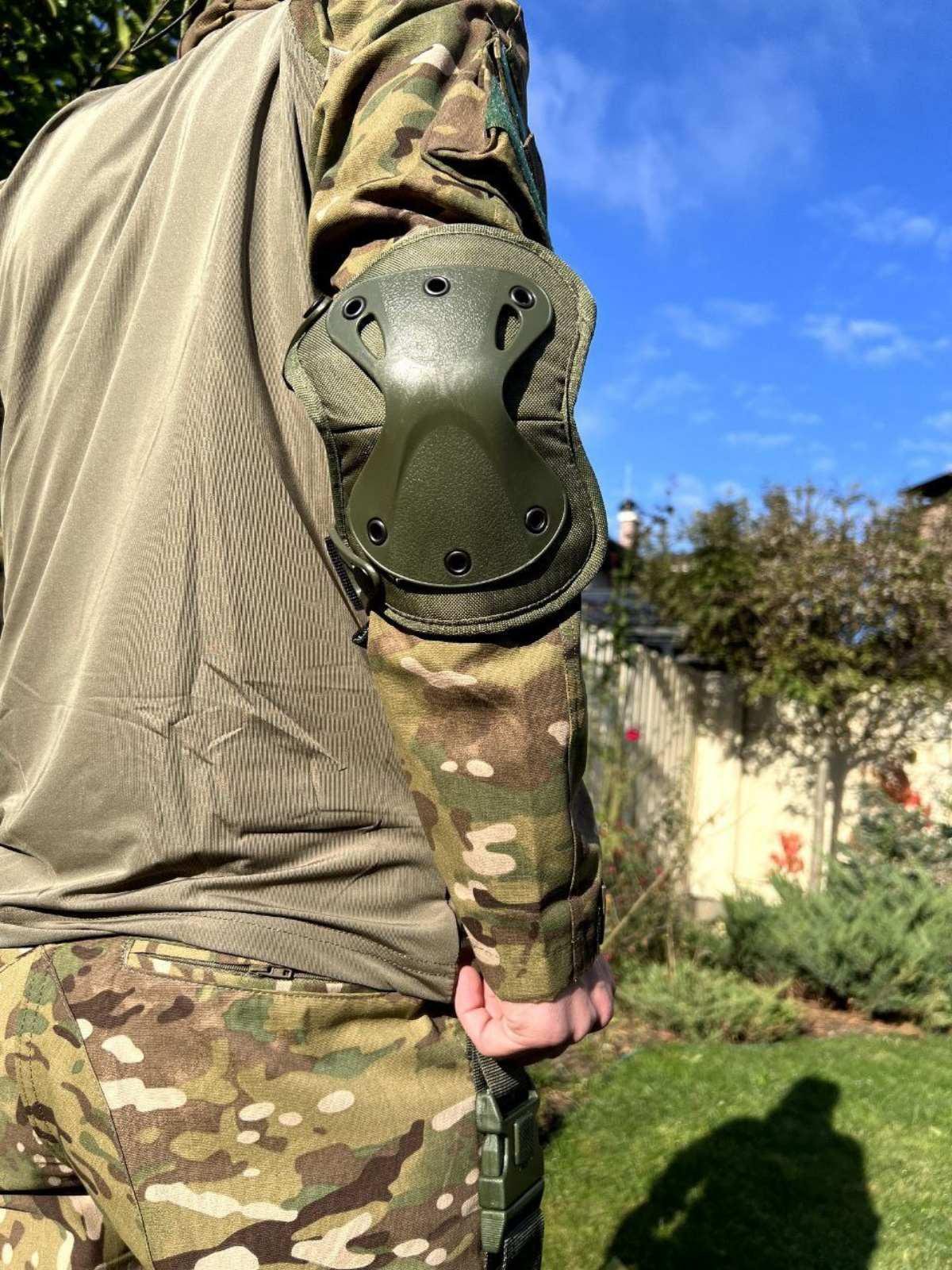 Комплект наколінники з системою самоскидання Зелений - фото 2