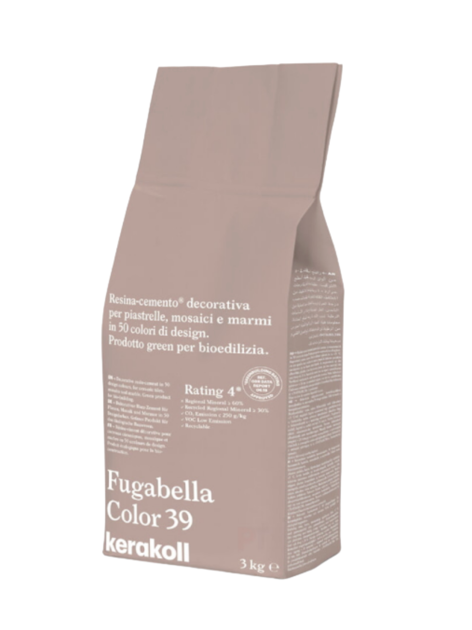 Фуга для швов Kerakoll Fugabella Color-39 3 кг Персиковый (KFG39) Фуга для швов Kerakoll Fugabella Color-39 3 кг Персиковый (KFG39)