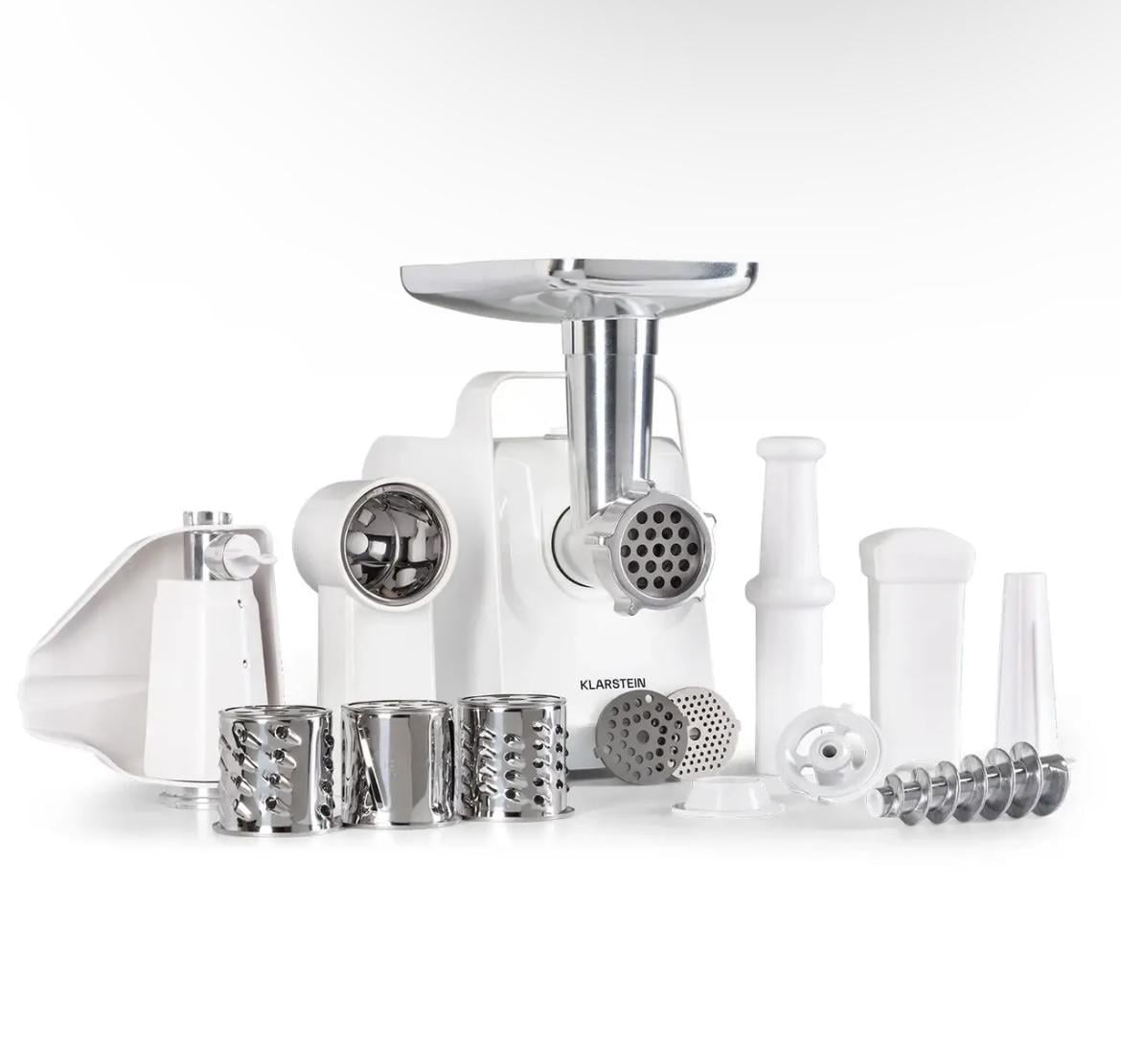Мясорубка электрическая KLARSTEIN Mighty Mince с насадками 1360 Вт (10036478)