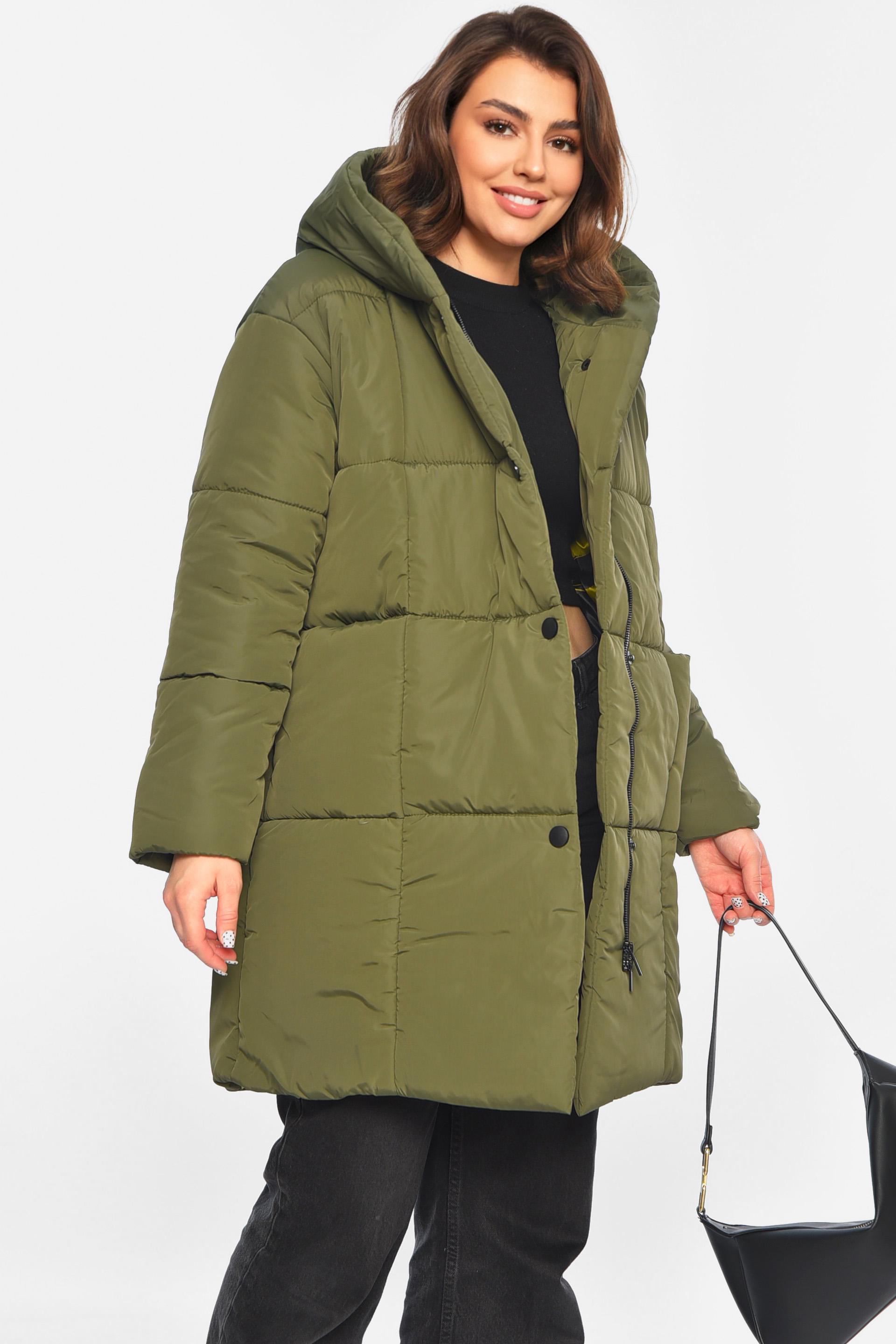 Куртка женская демисезонная S Зеленый (196452) - фото 2