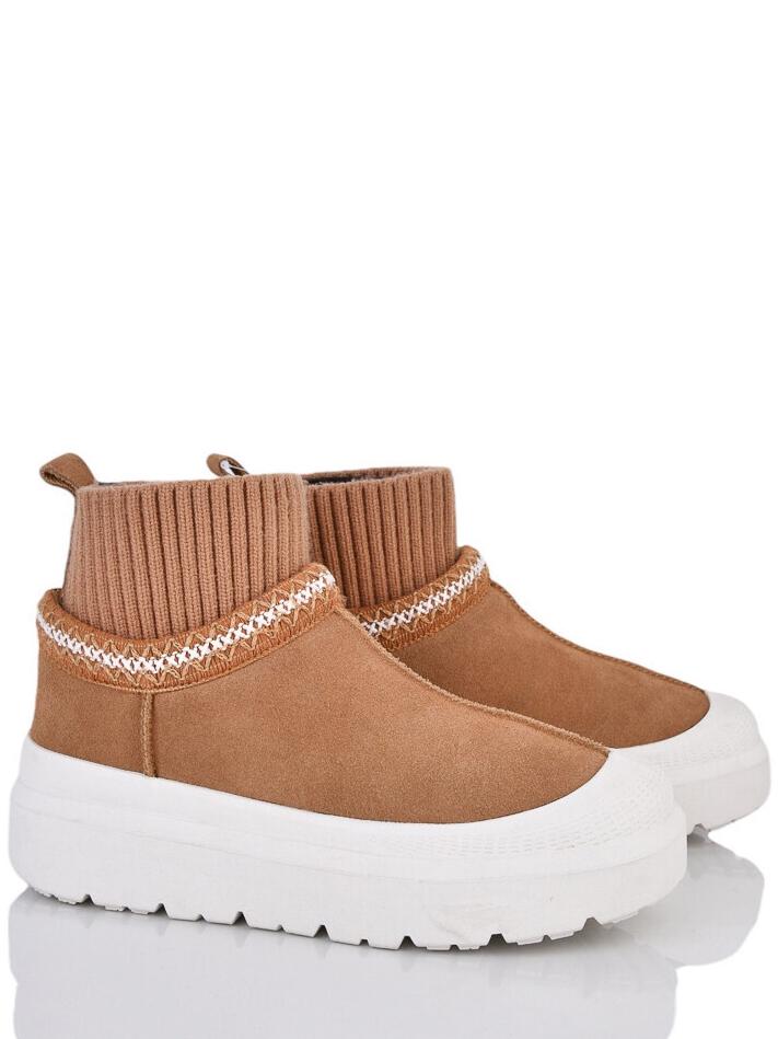 Замшевые угги на овчине ITTS KTN90-20 р. 38 Коричневый