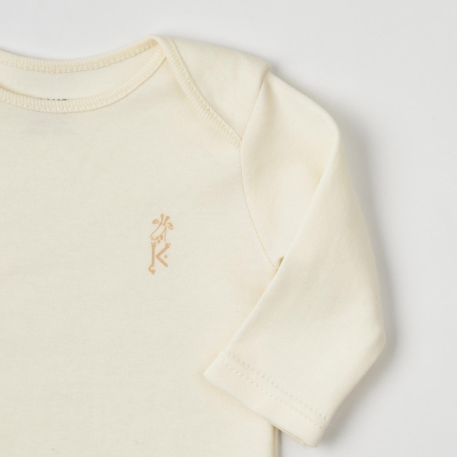 Боди с длинным рукавом 56-62 см Ванильный - фото 4 Боди с длинным рукавом 56-62 см Ванильный - фото 4