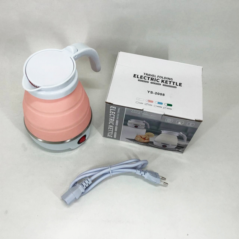 Электрочайник Travel Folding складной 500 мл 600 Вт Pink (tf5866) - фото 11 Электрочайник Travel Folding складной 500 мл 600 Вт Pink (tf5866) - фото 11