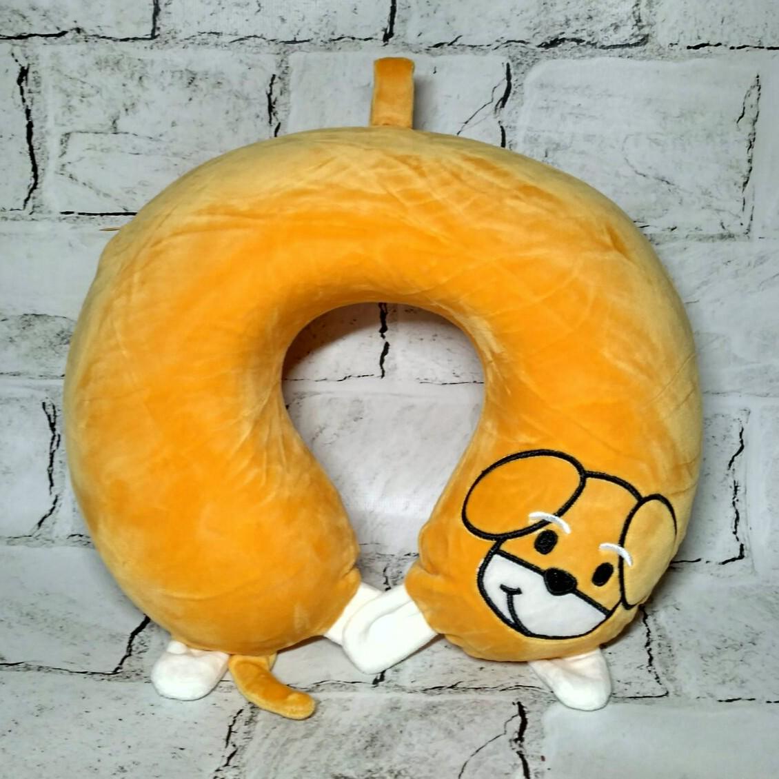 Подушка для путешествий под шею с памятью Собачка 29х26х8 см Оранжевый (25-9-122) Подушка для путешествий под шею с памятью Собачка 29х26х8 см Оранжевый (25-9-122)