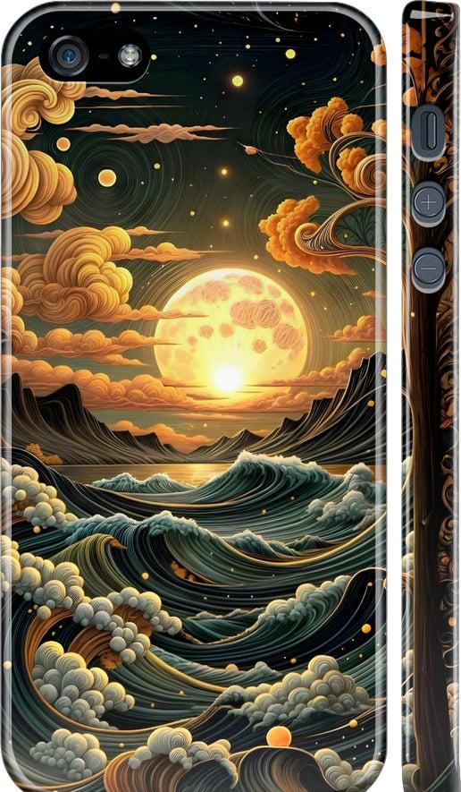 Чехол на iPhone 5 Арт волны (6332m-18-42517) Чехол на iPhone 5 Арт волны (6332m-18-42517)
