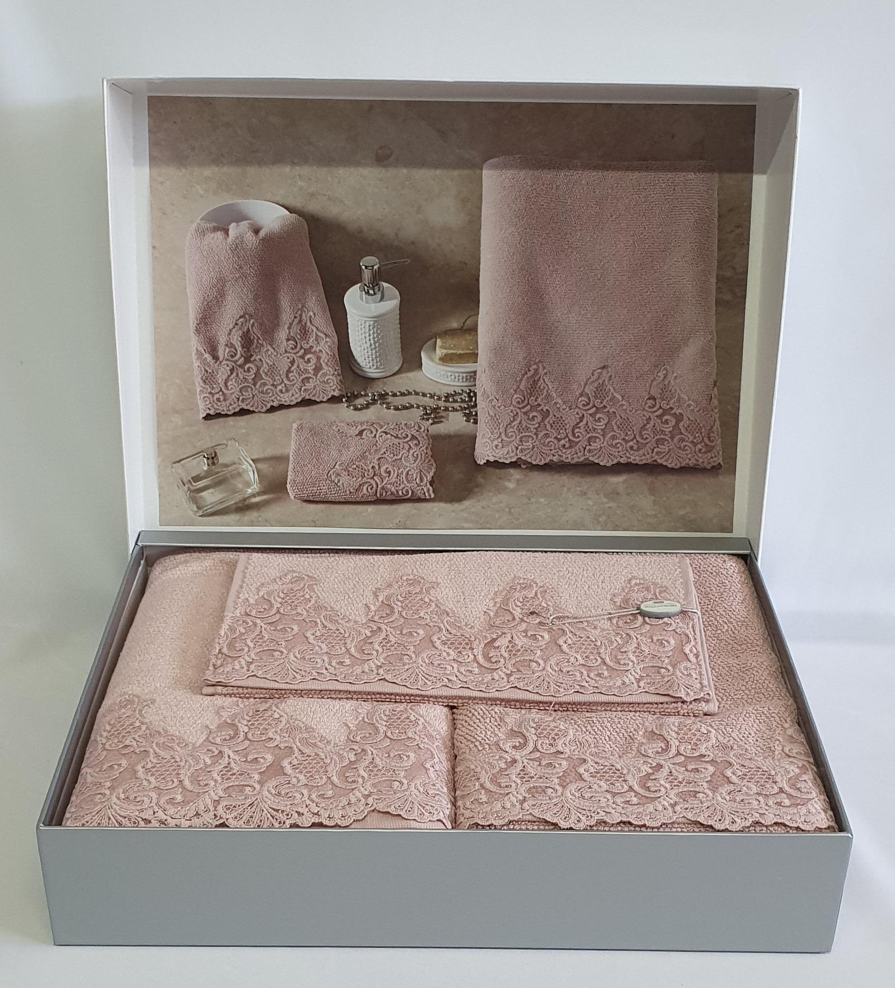 Рушники Maison D'or 3 шт. New Trendy Rose (03MD04NABC03) Рушники Maison D'or 3 шт. New Trendy Rose (03MD04NABC03)