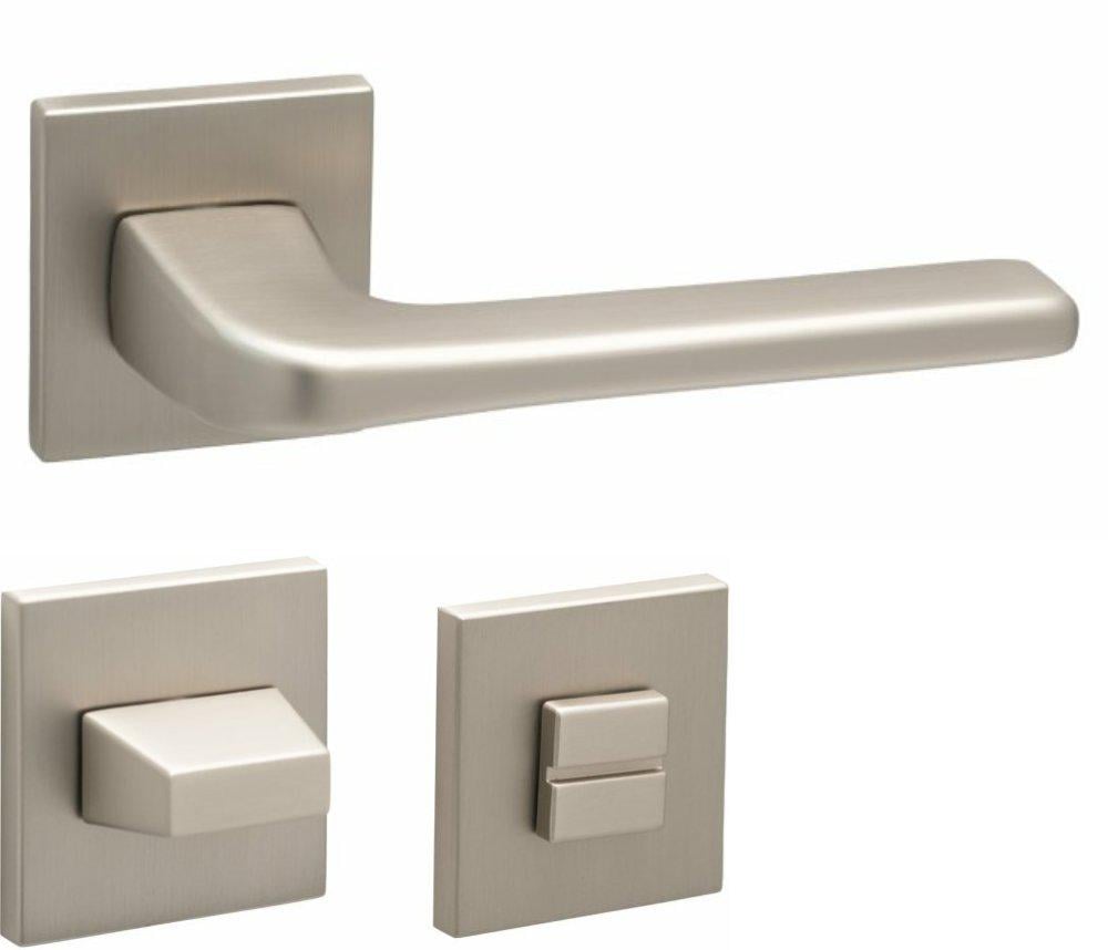 Ручки Safita Comfy HS LT MSN WC-фиксатор Никель сатин матовый (15327wc) - фото 1 Ручки Safita Comfy HS LT MSN WC-фиксатор Никель сатин матовый (15327wc) - фото 1