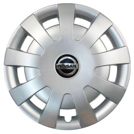 Ковпаки автомобільні SKS 405 R16 з логотипом Nissan 4 шт. Сріблястий Ковпаки автомобільні SKS 405 R16 з логотипом Nissan 4 шт. Сріблястий