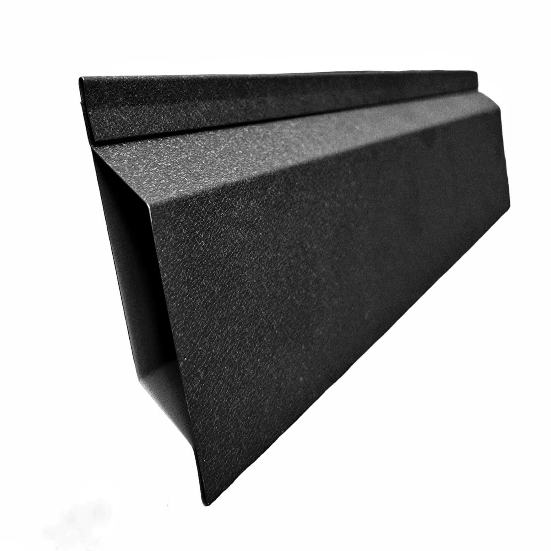 Ламель для забора Ранчо 145х1000 мм Ral 8019/Темно-Коричневый (576619)