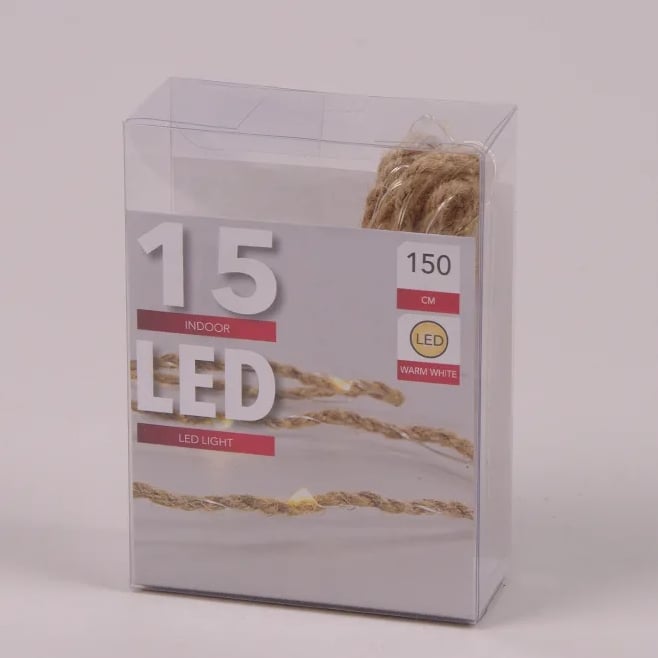 Гирлянда LED Flora Веревка 15 светодиодов 1,5 м (45023)