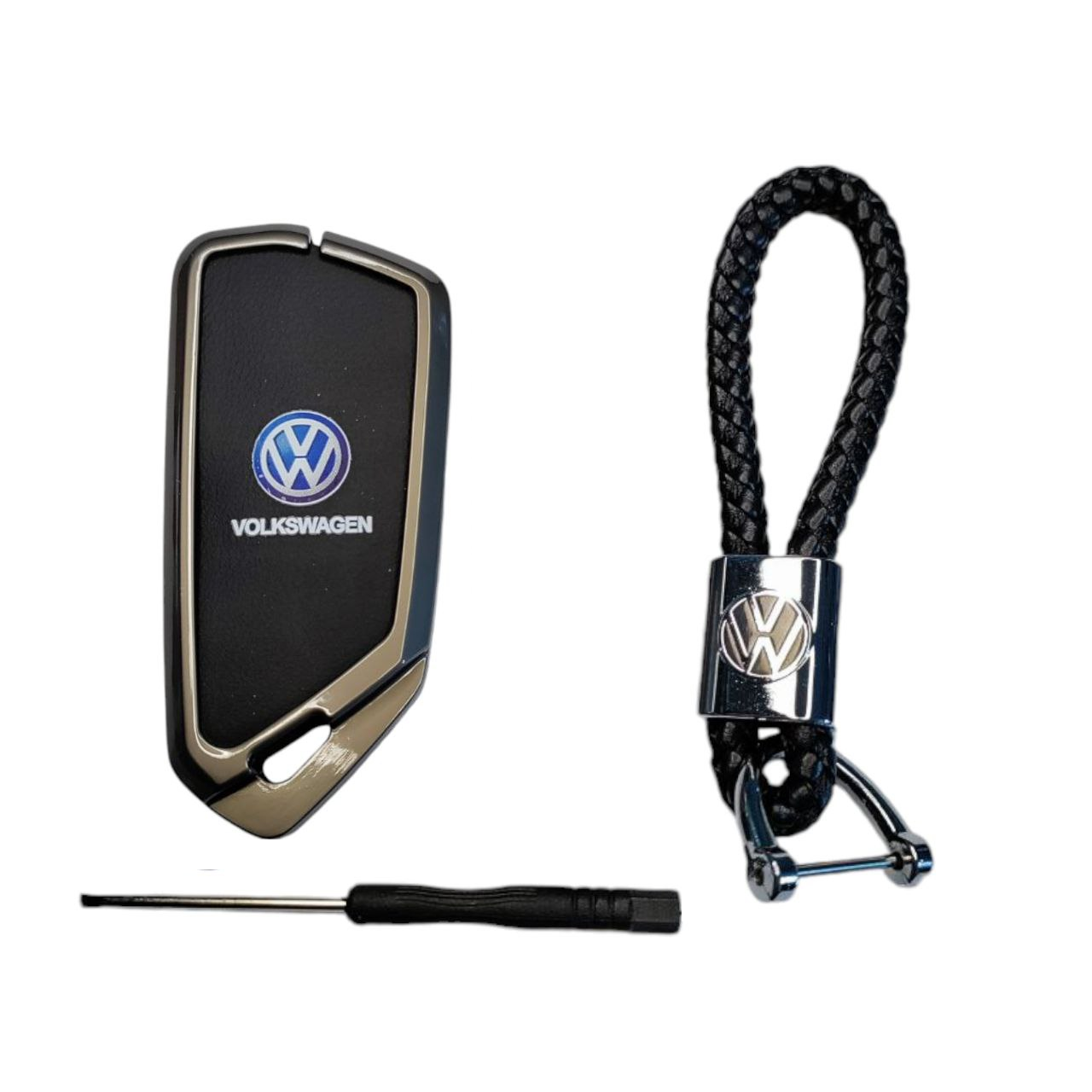 Чехол для ключа Volkswagen металлический (25681057)