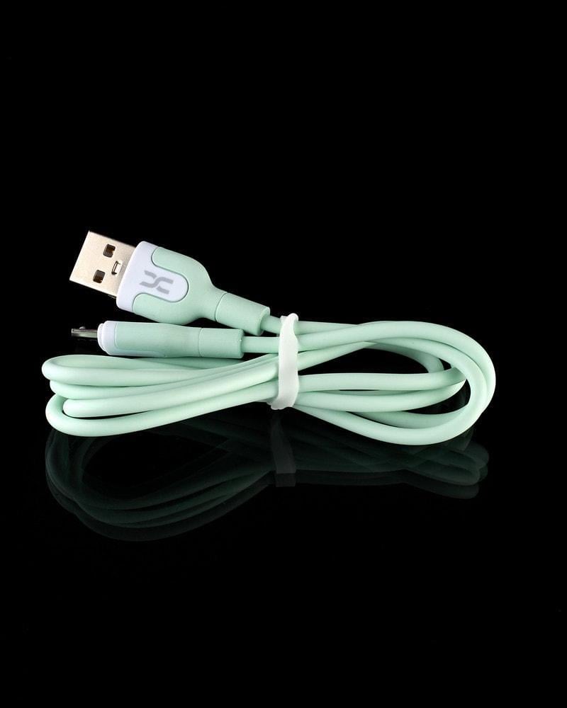 Кабель интерфейсный DC micro USB CL-12 2,1A Green (36966) - фото 3