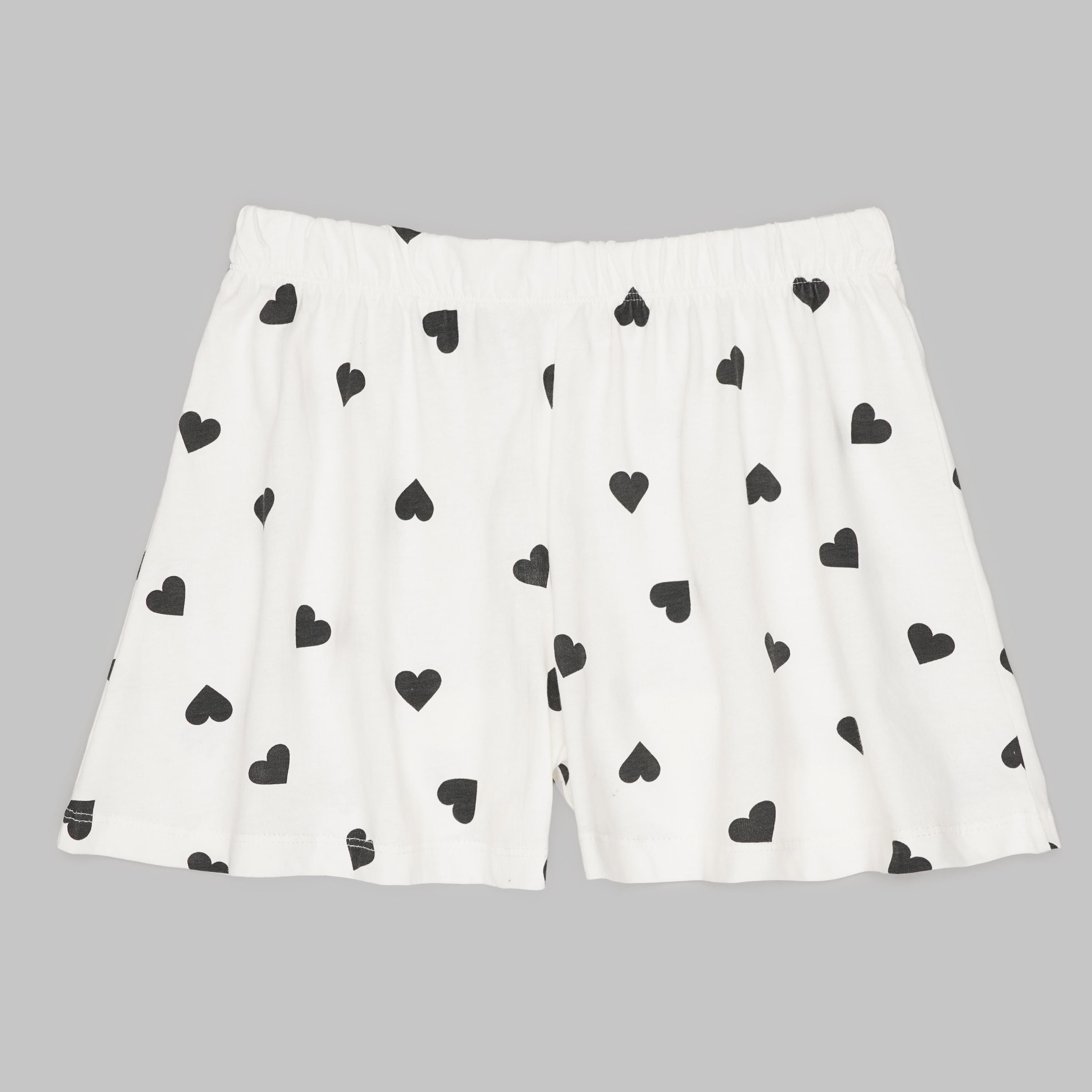 Шорти для сну H&M Серця 134-140 см Білий (A26091034307)