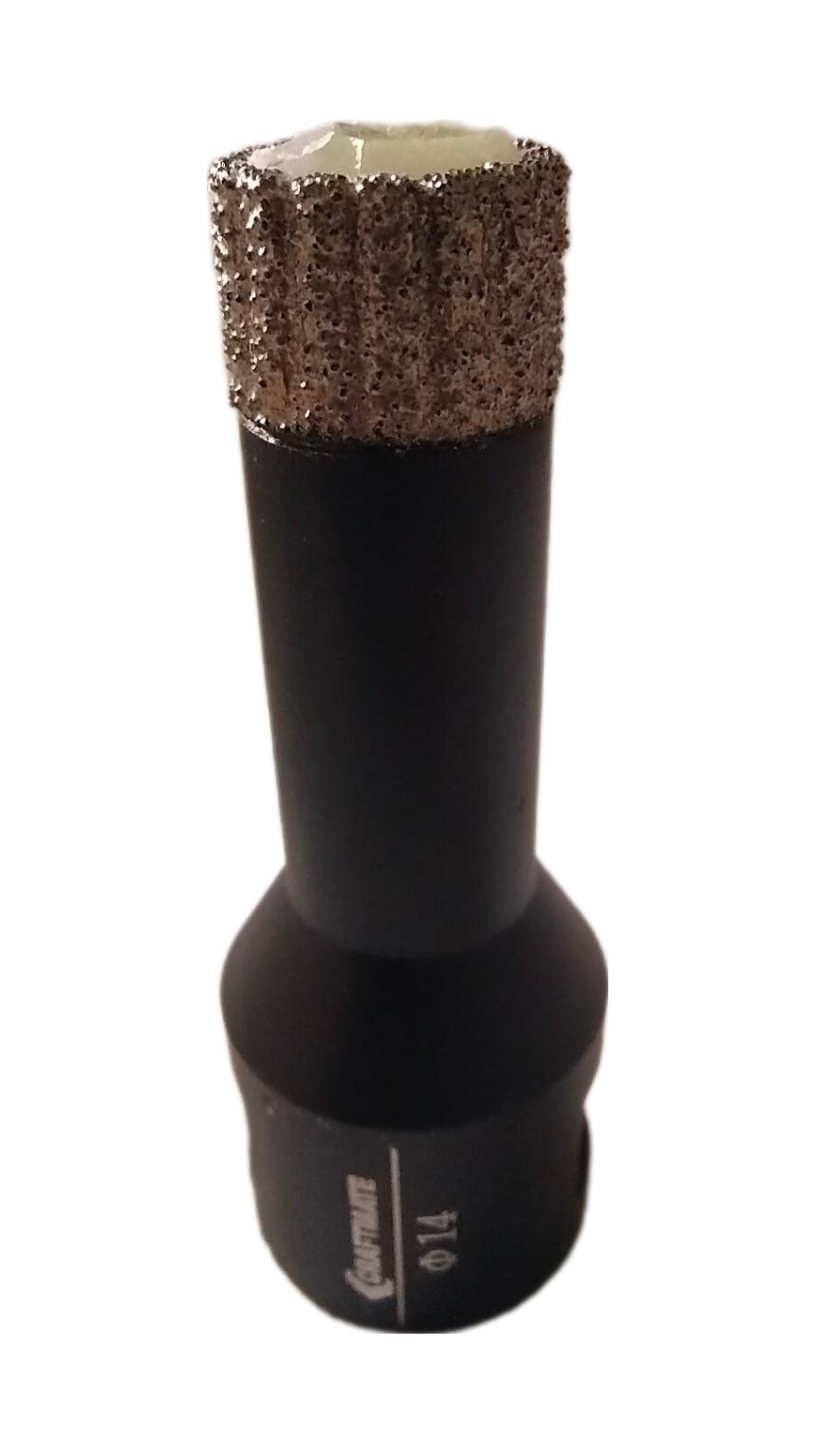 Коронка алмазная Craftmate 14 мм М14 сухое сверление для УШМ - фото 1 Коронка алмазная Craftmate 14 мм М14 сухое сверление для УШМ - фото 1