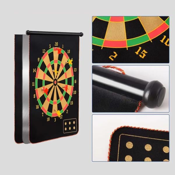 Дартс магнитный набор с двойным покрытием и 6 проволочками 43 см - фото 2 Дартс магнитный набор с двойным покрытием и 6 проволочками 43 см - фото 2