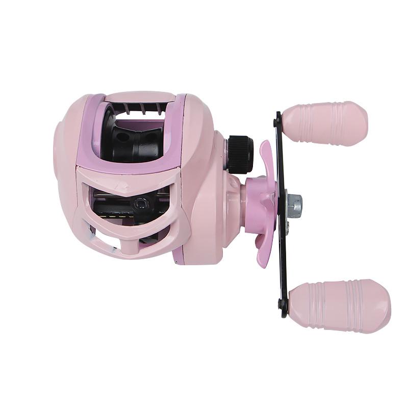 Катушка мультипликаторная Yumoshi AK 201 Left Black/Pink (2584707012) - фото 4 Катушка мультипликаторная Yumoshi AK 201 Left Black/Pink (2584707012) - фото 4